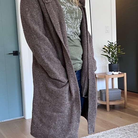 Tna brown wool cardigan - Picture 3 of 3